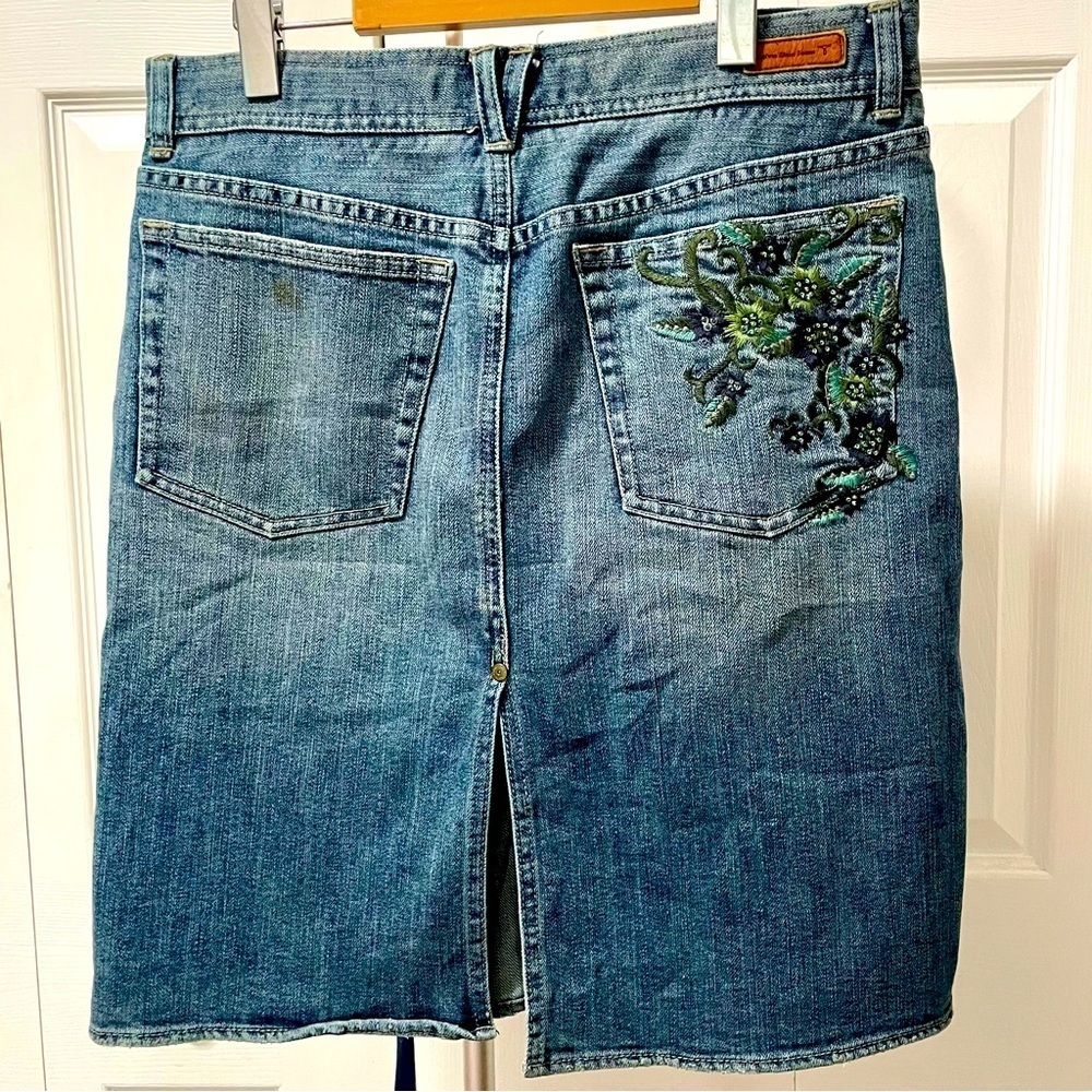 Calvin Klein Jeans Blue Denim Skirt Size 6
